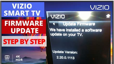 vizio tv not updating